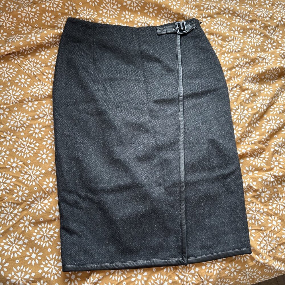 Danier Classic Office Wool Skirt
